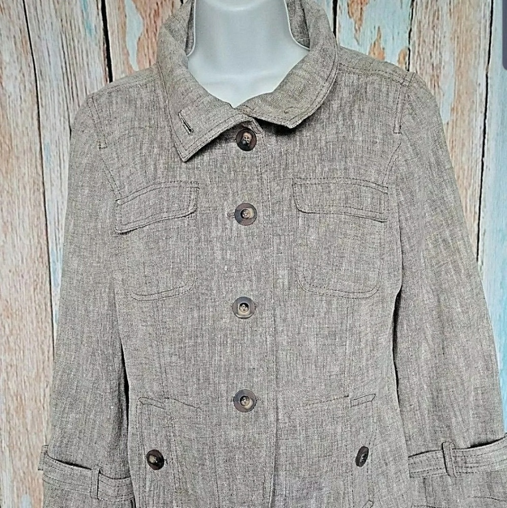 Nic+Zoe Raime Cotton Jacket sz 8 - Picture 8 of 8